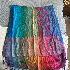 Multicolor shawl or scarf